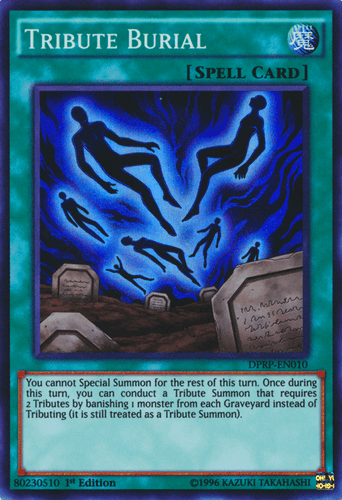 Tribute Burial - DPRP-EN010 Super Rare 1st Edition