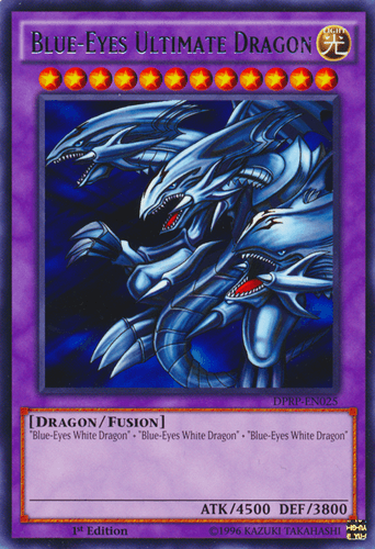 Blue-Eyes Ultimate Dragon - DPRP-EN025 Rare 1st Edition