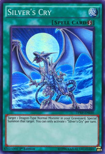 Silver's Cry - DPRP-EN030 Super Rare 1st Edition