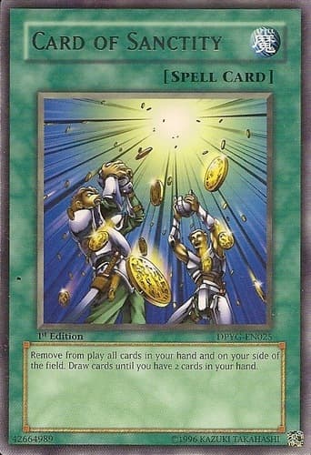Card of Sanctity - DPYG-EN025 Rare 1st Edition