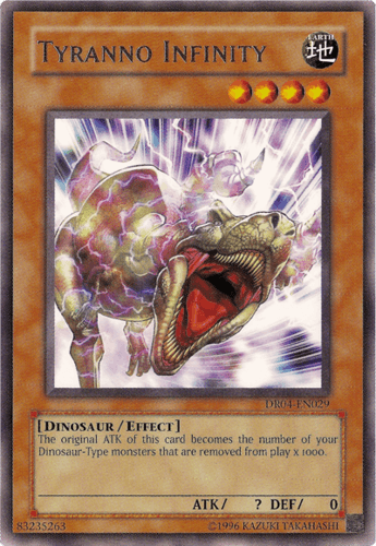 Tyranno Infinity - DR04-EN029 Rare Unlimited