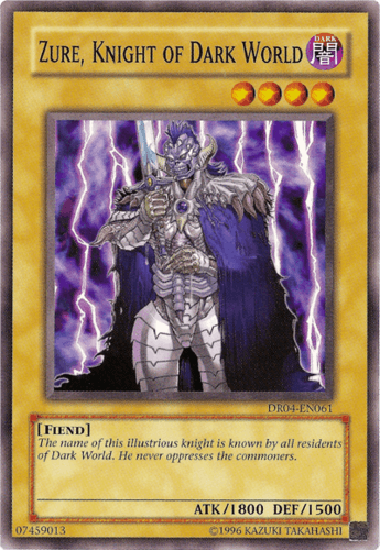 Zure, Knight of Dark World - DR04-EN061 Common Unlimited