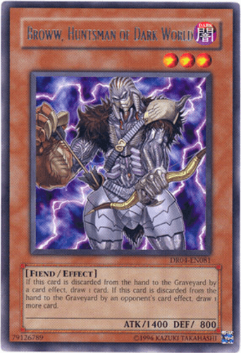 Broww, Huntsman of Dark World - DR04-EN081 Rare Unlimited