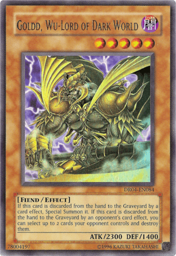 Goldd, Wu-Lord of Dark World - DR04-EN084 Ultra Rare Unlimited