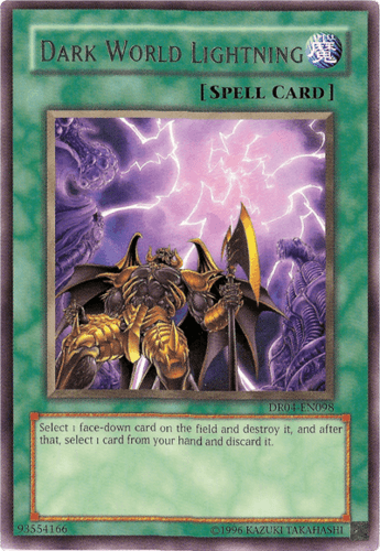 Dark World Lightning - DR04-EN098 Rare Unlimited