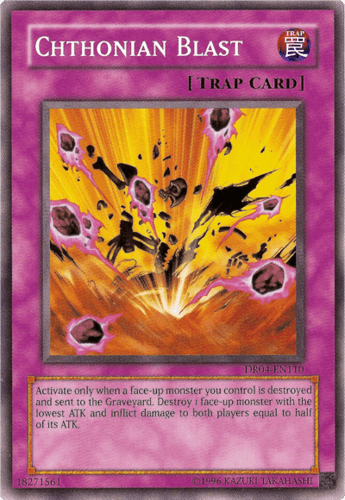 Chthonian Blast - DR04-EN110 Common Unlimited