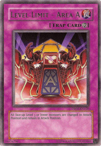 Level Limit - Area A - DR04-EN120 Rare Unlimited