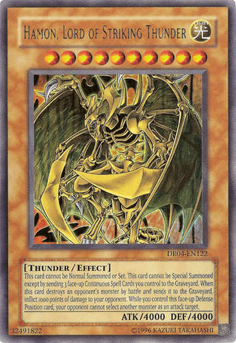 Hamon, Lord of Striking Thunder - DR04-EN122 Ultra Rare Unlimited