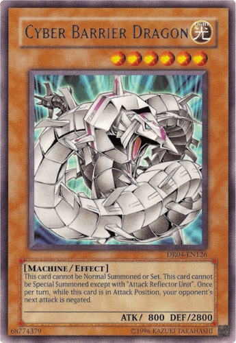 Cyber Barrier Dragon - DR04-EN126 Rare Unlimited