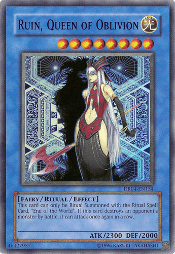 Ruin, Queen of Oblivion - DR04-EN154 Super Rare Unlimited