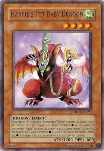 Harpie's Pet Baby Dragon - DR04-EN193 Rare Unlimited