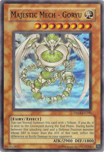 Majestic Mech - Goryu - DR04-EN196 Super Rare Unlimited