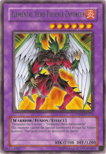 Elemental HERO Phoenix Enforcer - DR04-EN212 Rare Unlimited