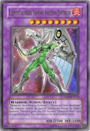Elemental HERO Shining Phoenix Enforcer - DR04-EN213 Ultra Rare Unlimited