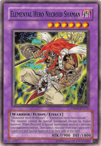 Elemental HERO Necroid Shaman - DR04-EN216 Common Unlimited