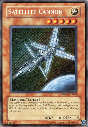 Satellite Cannon - DR04-EN241 Secret Rare Unlimited