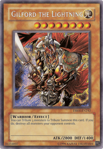Gilford the Lightning - DR04-EN242 Secret Rare Unlimited