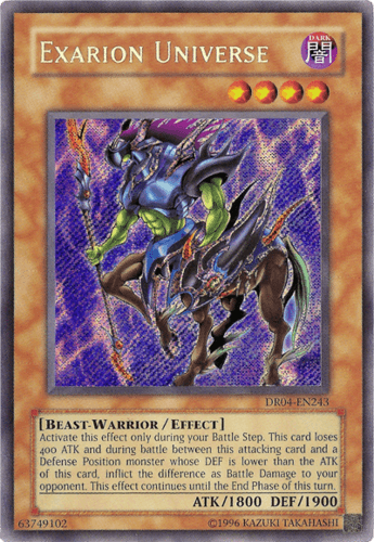 Exarion Universe - DR04-EN243 Secret Rare Unlimited
