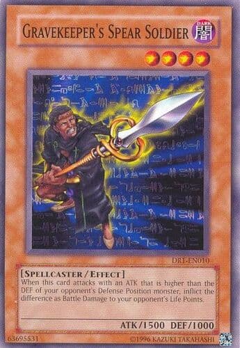 Gravekeeper's Spear Soldier - DR1-EN010 Common Unlimited