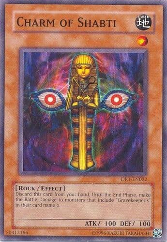 Charm of Shabti - DR1-EN022 Common Unlimited