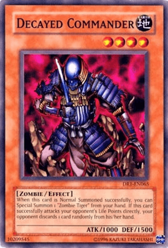 Decayed Commander - DR1-EN065 Common Unlimited
