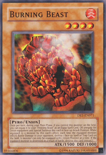 Burning Beast - DR1-EN071 Common Unlimited