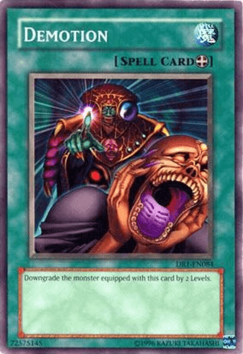 Demotion - DR1-EN084 Common Unlimited