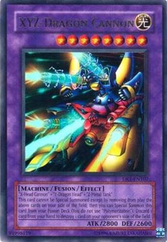 XYZ-Dragon Cannon - DR1-EN107 Ultra Rare Unlimited