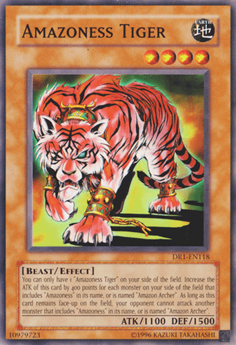 Amazoness Tiger - DR1-EN118 Common Unlimited