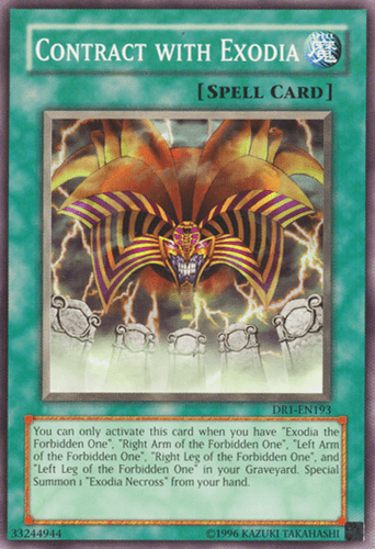 Contract with Exodia - DR1-EN193 Common Unlimited