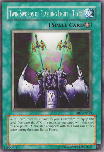 Twin Swords of Flashing Light - Tryce - DR1-EN199 Common Unlimited
