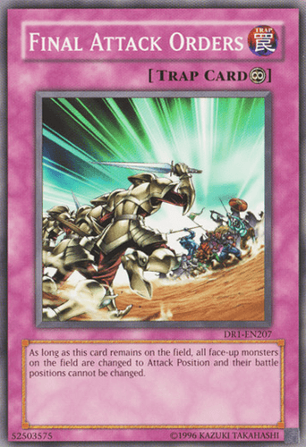 Final Attack Orders - DR1-EN207 Common Unlimited
