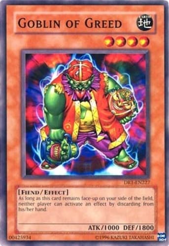 Goblin of Greed - DR1-EN227 Common Unlimited