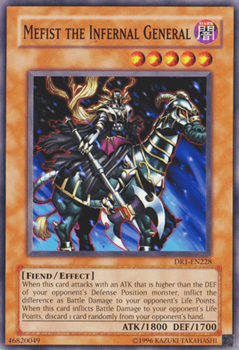 Mefist the Infernal General - DR1-EN228 Common Unlimited
