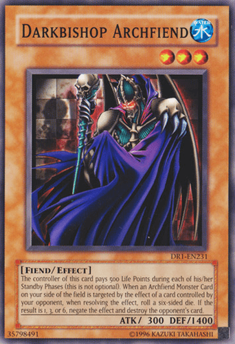 Darkbishop Archfiend - DR1-EN231 Common Unlimited