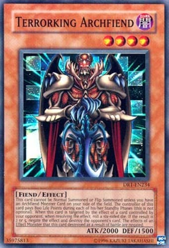 Terrorking Archfiend - DR1-EN234 Super Rare Unlimited