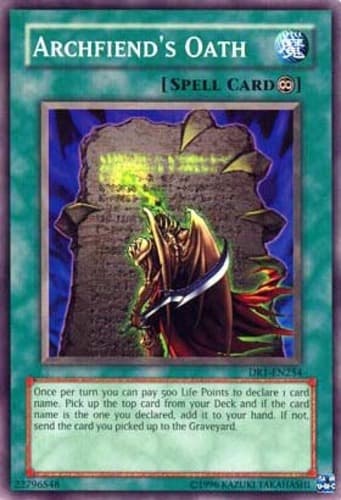 Archfiend's Oath - DR1-EN254 Common Unlimited
