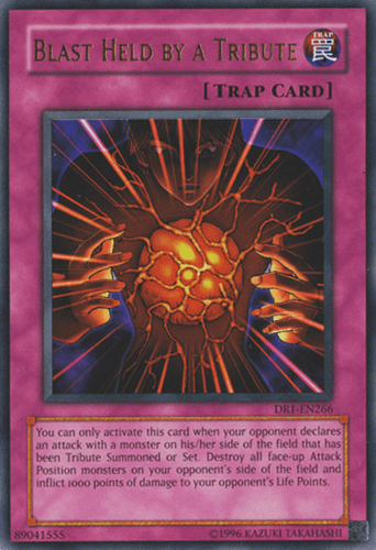 Blast Held by a Tribute - DR1-EN266 Ultra Rare Unlimited
