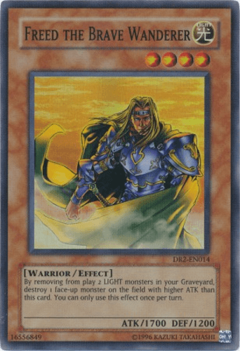 Freed the Brave Wanderer - DR2-EN014 Super Rare Unlimited