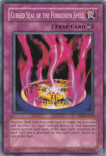 Cursed Seal of the Forbidden Spell - DR2-EN049 Common Unlimited