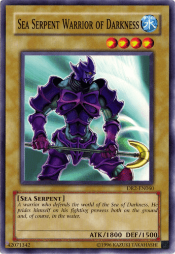 Sea Serpent Warrior of Darkness - DR2-EN060 Common Unlimited