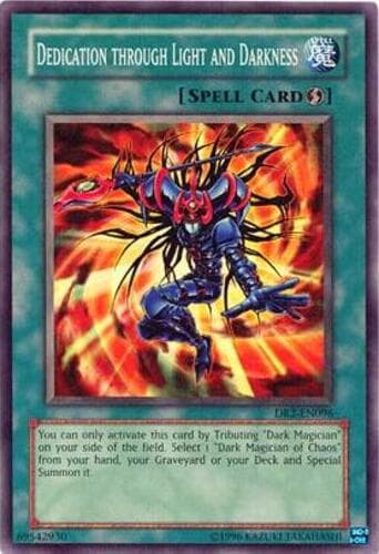 Dedication through Light and Darkness - DR2-EN096 Super Rare Unlimited