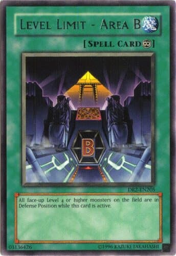 Level Limit - Area B - DR2-EN205 Rare Unlimited
