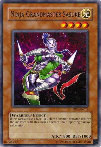 Ninja Grandmaster Sasuke - DR3-EN019 Rare Unlimited