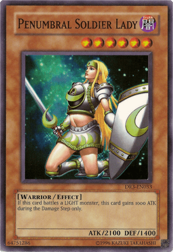 Penumbral Soldier Lady - DR3-EN033 Super Rare Unlimited