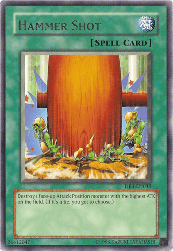 Hammer Shot - DR3-EN038 Rare Unlimited