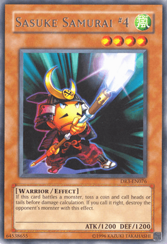 Sasuke Samurai #4 - DR3-EN076 Rare Unlimited