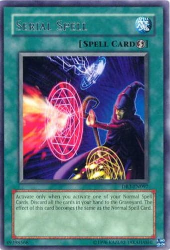 Serial Spell - DR3-EN097 Rare Unlimited