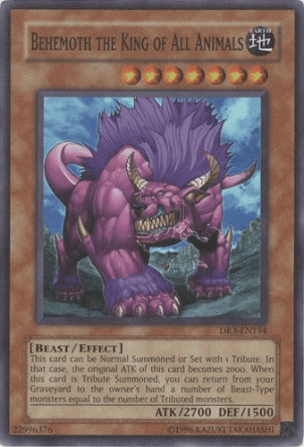 Behemoth the King of All Animals - DR3-EN134 Super Rare Unlimited