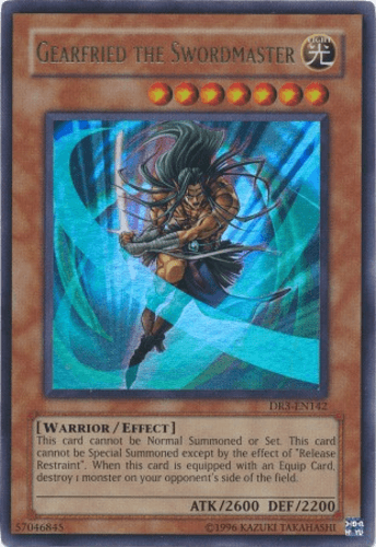 Gearfried the Swordmaster - DR3-EN142 Ultra Rare Unlimited
